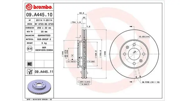 MAGNETI MARELLI 360406071900 Тормозной диск