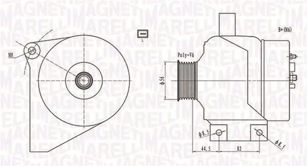 MAGNETI MARELLI 063731861010 Генератор