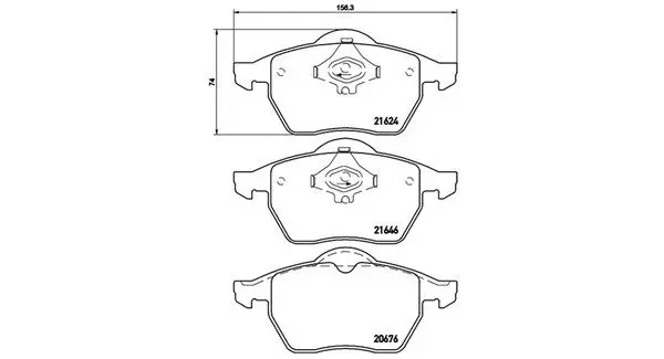 MAGNETI MARELLI 363700485036 SBB V BB VAG 156,25x74x20,4