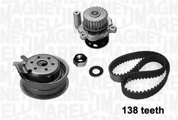 MAGNETI MARELLI 341403640002 Водяной насос + комплект