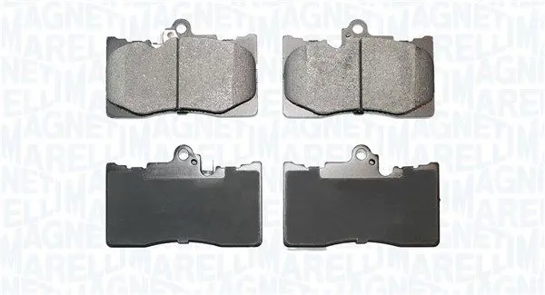 MAGNETI MARELLI 363916060931 Комплект тормозных колодок,