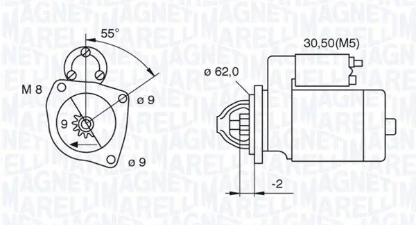 MAGNETI MARELLI 063720390010 Стартер