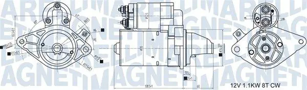 MAGNETI MARELLI 063721407010 Стартер