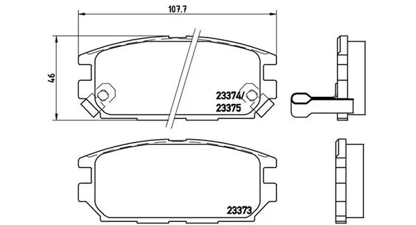 MAGNETI MARELLI 363700454025 SBB H BB MI 107,7x46x15