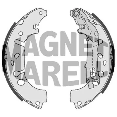 MAGNETI MARELLI 360219196370 Тормозные колодки