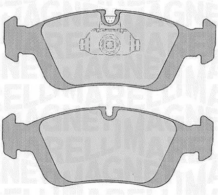 MAGNETI MARELLI 363916060155 Комплект тормозных колодок