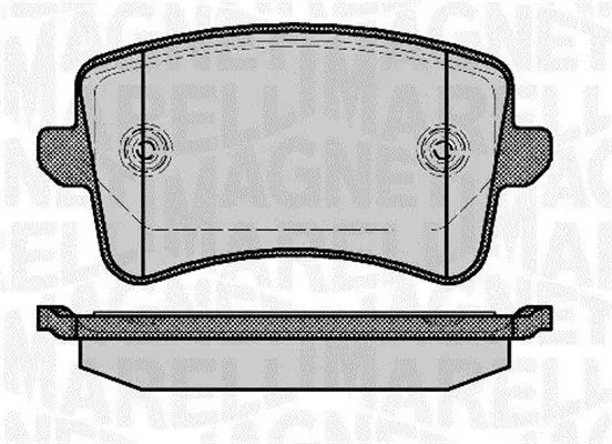 MAGNETI MARELLI 363916060141 Комплект тормозных колодок
