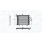 350203790000 MAGNETI MARELLI Конденсатор, кондиционер
