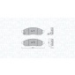 363916060982 MAGNETI MARELLI Комплект тормозных колодок,