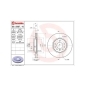 360406037800 MAGNETI MARELLI Тормозной диск