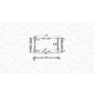 350213152100 MAGNETI MARELLI Радиатор audi a4, a5, a6, q3,