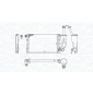 350213381000 MAGNETI MARELLI Радиатор Nuova Panda -AC