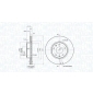 360406002501 MAGNETI MARELLI Тормозной диск
