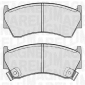 363916060343 MAGNETI MARELLI Комплект тормозных колодок
