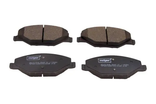 MAXGEAR 193042 Комплект тормозных колодок,