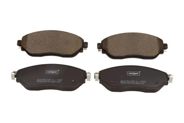 MAXGEAR 192944 Комплект тормозных колодок,