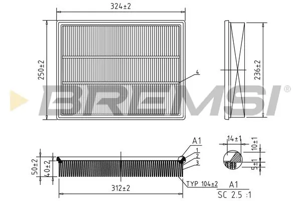 FA0579 Air Filter