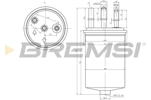 BREMSI FE0048 Fuel Filter