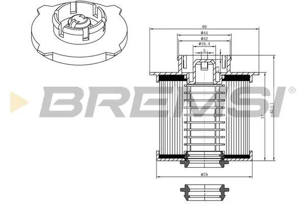 BREMSI FE0042 Fuel Filter
