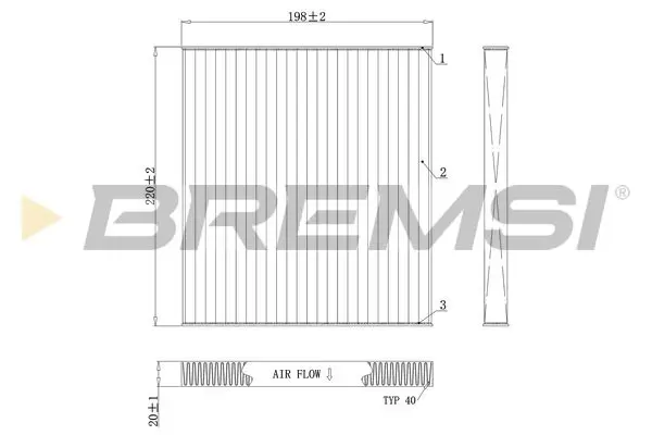 FC0498 Filter, cabin air