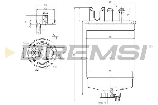 BREMSI FE1311 Fuel Filter