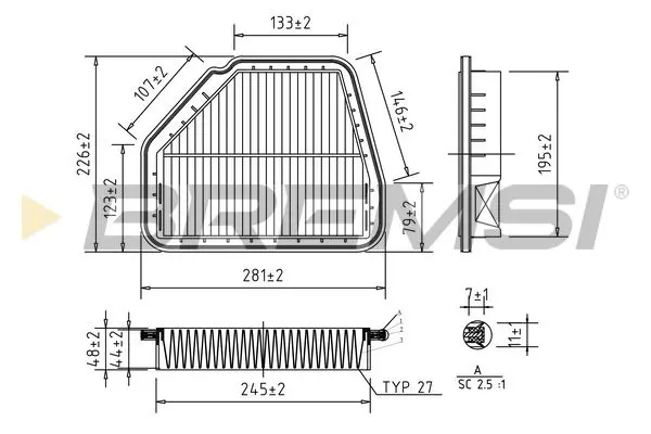 FA1038 Air Filter