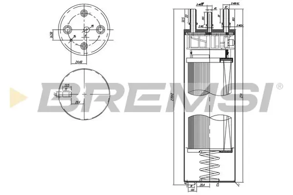 BREMSI FE0779 Fuel Filter