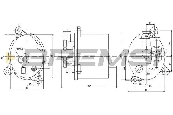 BREMSI FE0781 Fuel Filter