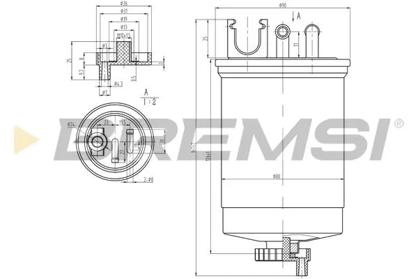 BREMSI FE1310 Fuel Filter