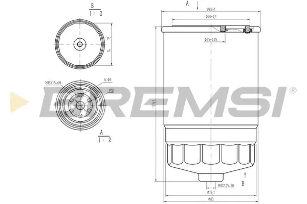 BREMSI FE0053 Fuel Filter