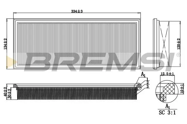 BREMSI FA2192 Air Filter