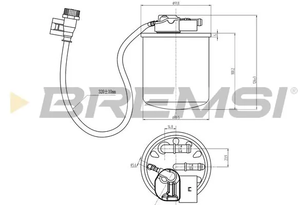 BREMSI FE0824 Fuel Filter