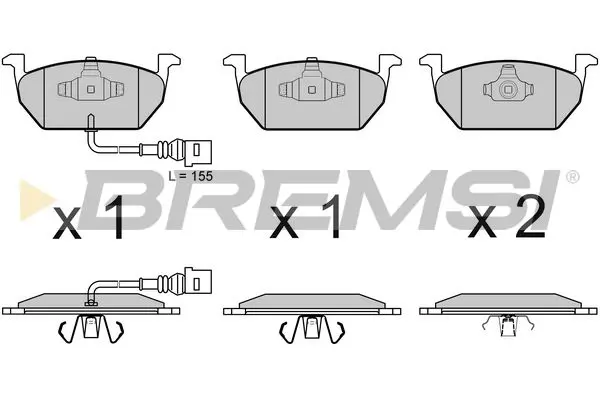 BREMSI BP3631CE Brake Pad Set, disc brake
