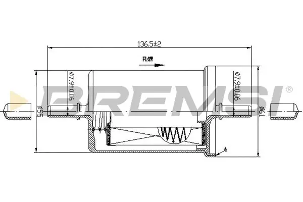 BREMSI FE0061 Fuel Filter