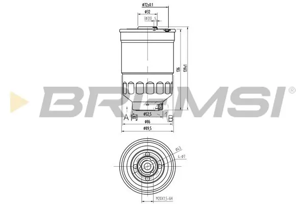 BREMSI FE0797 Fuel Filter