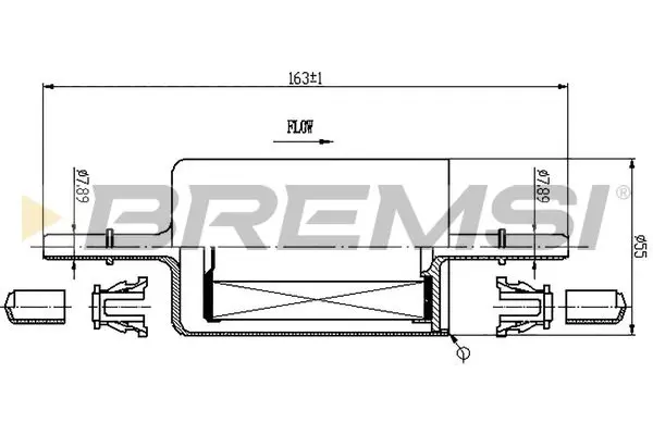 BREMSI FE0846 Fuel Filter