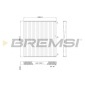 FC0498 Filter, cabin air