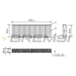 FC0852 Filter, cabin air