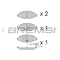 BP3782CE BREMSI Brake Pad Set, disc brake