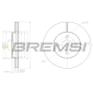 BREMSI CD7195V
