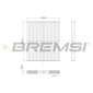 FC0451 BREMSI Filter, cabin air