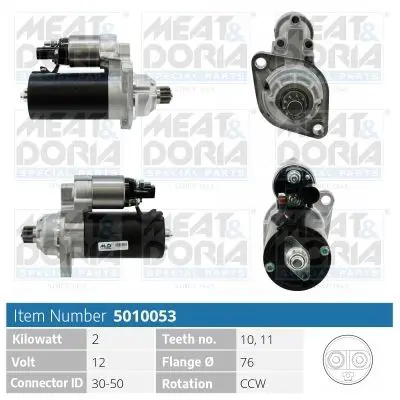 MEAT & DORIA 5010053 Стартер