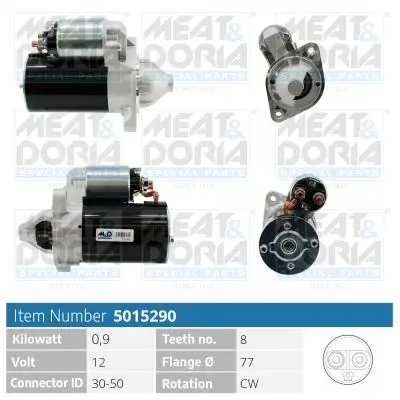 5015290 Стартер 12V 0 9KW Hyundai