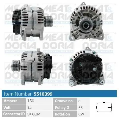 MEAT & DORIA 5510399 Генератор