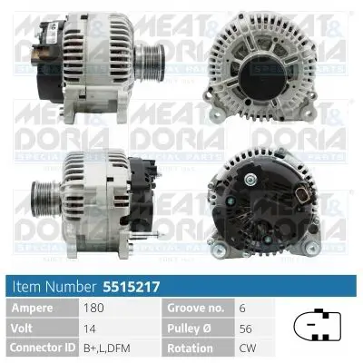 MEAT & DORIA 5515217 Генератор