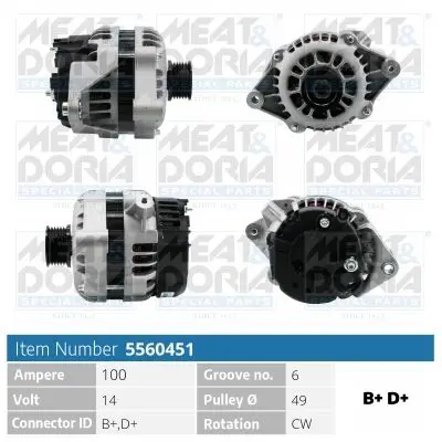 MEAT & DORIA 5560451 Генератор