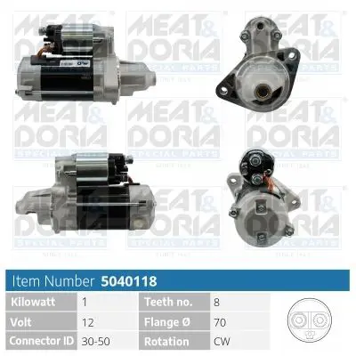 MEAT & DORIA 5040118 Стартер