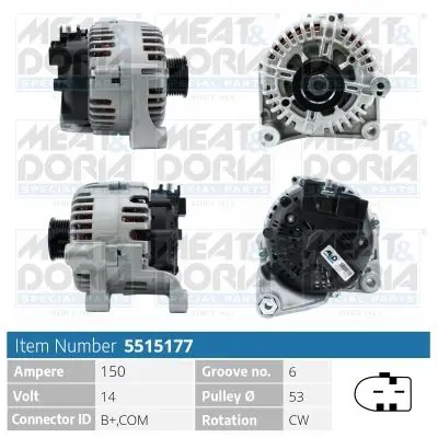 MEAT & DORIA 5515177 Генератор