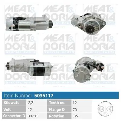 MEAT & DORIA 5035117 Стартер