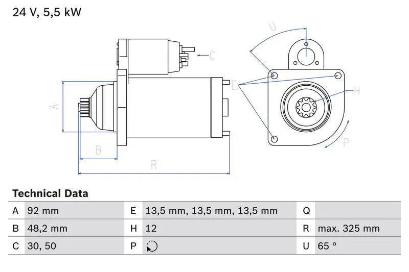 Bosch 0986021480 Стартер